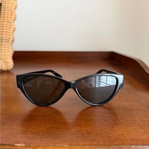 Le Specs Black Cat-Eye Sunglasses